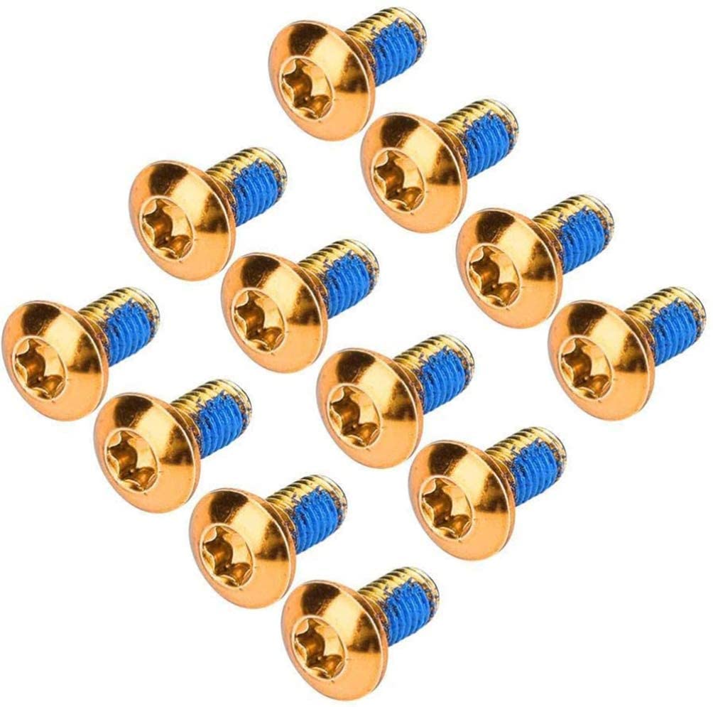 4 Vis De Frein Vélo Alliage Titane TC4 M5×15mm – Boulons Léger Anti-Corrosion Multicolore Pour Freins & Dérailleurs