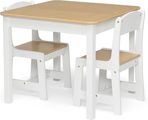 Miniatura 4 de Delta Children MySize - Juego de mesa y silla de madera para niños (2 sillas incluidas), ideal para artes y manualidades, merienda, educación en
