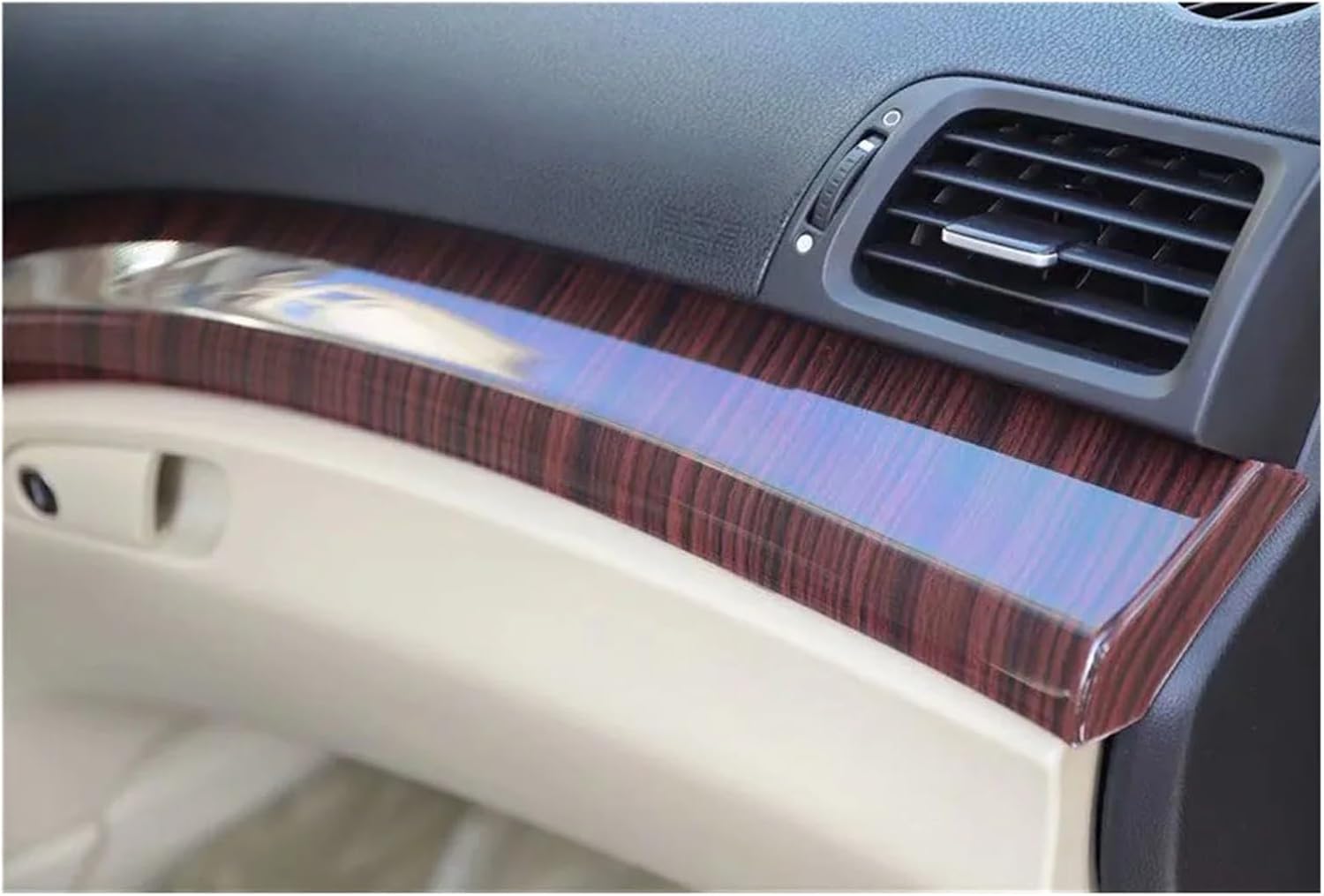 Compatible with Spirior 2009-2013 Left Hand Drive Car Dashboard Decoration Strips Trim Interior Styling Molding(Carbon Fiber Black)