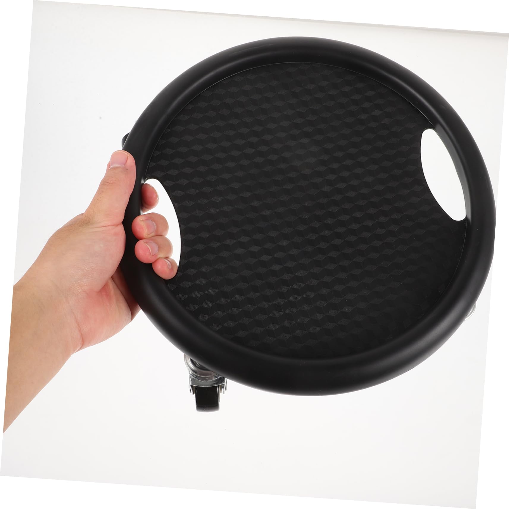 Supvox Leichte Gleitscheibe für Bauchmuskeltraining mit Silent Design und Kniepolster für Fitnessübungen zu Hause Fitness Übungsbrett aus Pp Gummi und Metall Zufällige Farbe