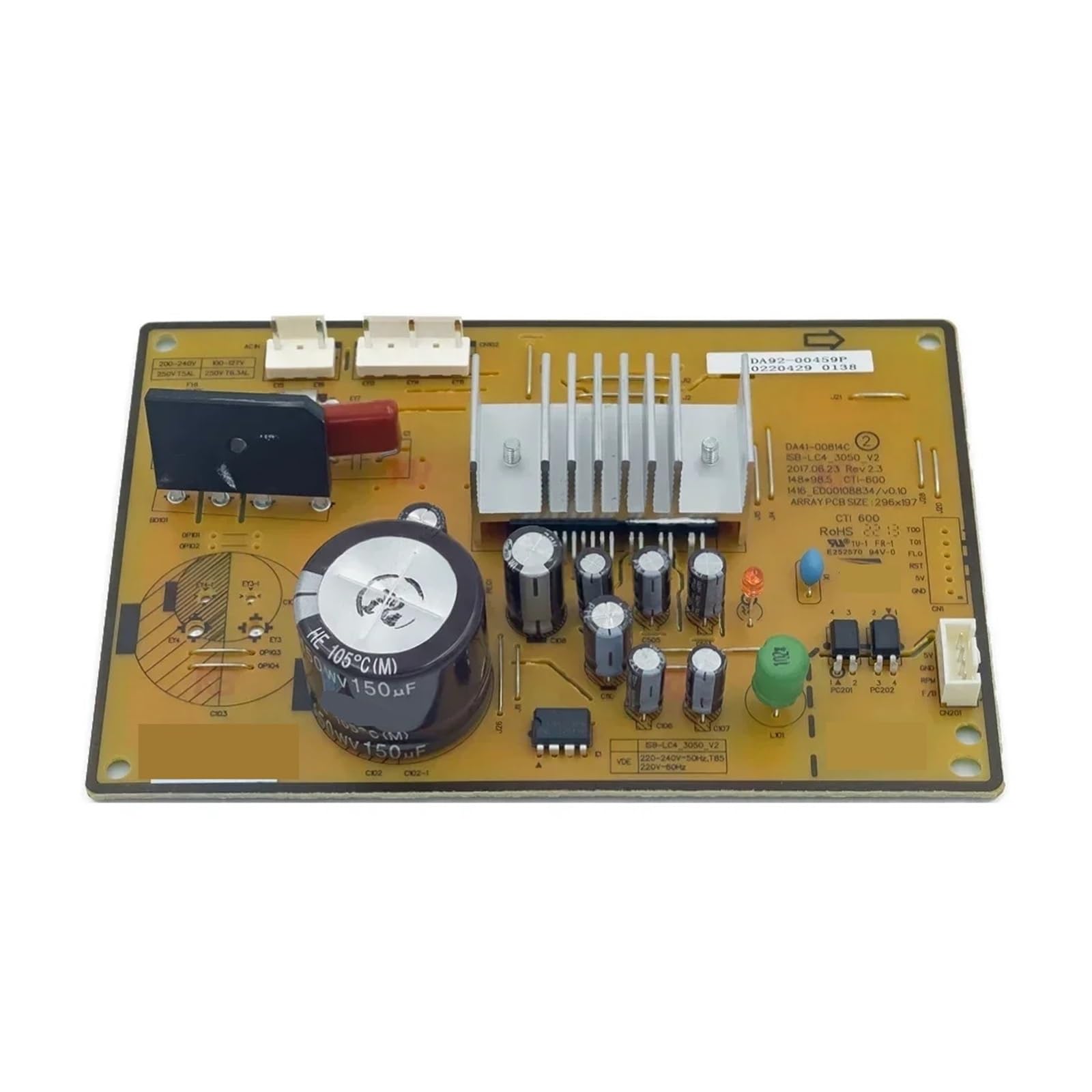 Placa de control de nevera Placa principal DA92-00459P Circuito De DA92-00459T PCB Placa Control DA41-00814C Para Refrigerador Base Piezas Congelador