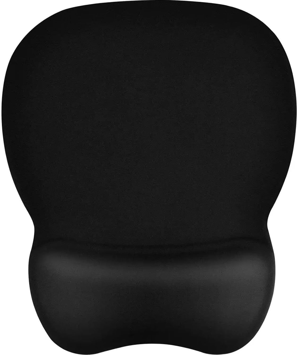 EooCoo Mouse Pad Wrist Rest Memory Foam Wrist Cushion Wrist Rest Cushion Non-Slip Handrest EC88T - Black