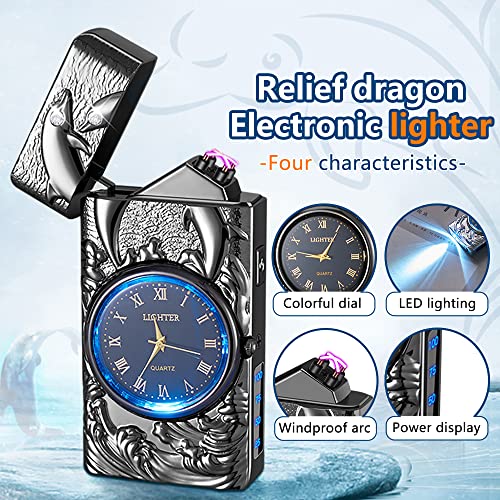 Encendedor eléctrico recargable SKRFIRE color negro miniatura 2