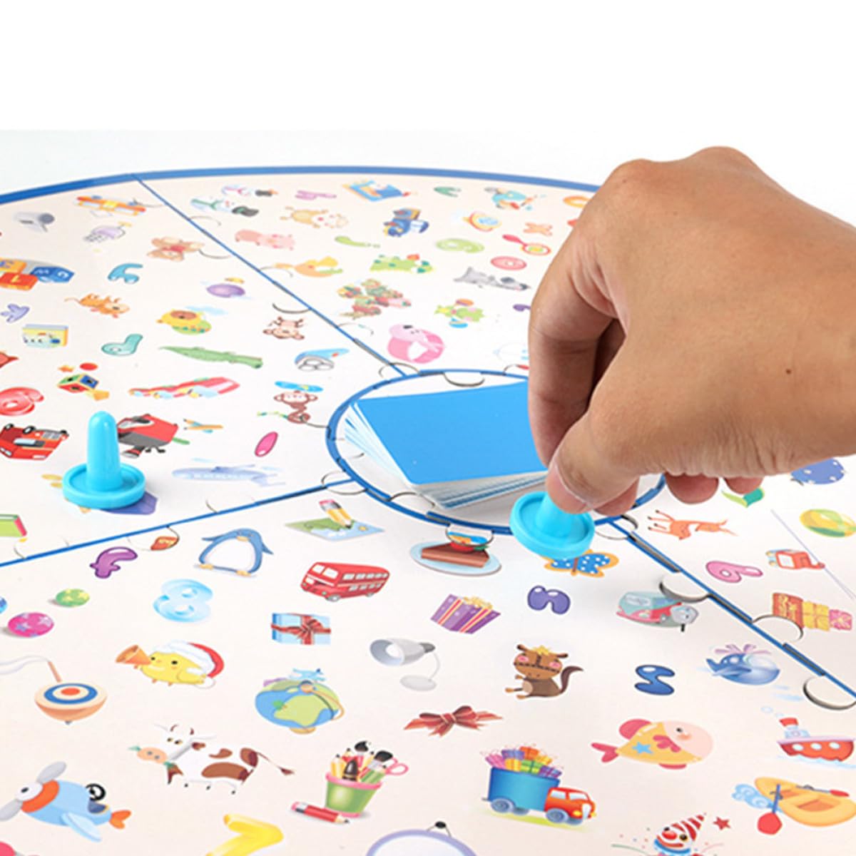 Tabella di Ricerca Detective per Gioco Educativo Interattivo Genitore-Figlio Giocattolo di Intelligenza per Sviluppo Reattività Set Didattico Resistente