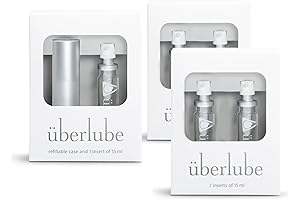 Uberlube Travel Lube Kit with 4 Refills: Stay Intimate Wherever You Roam