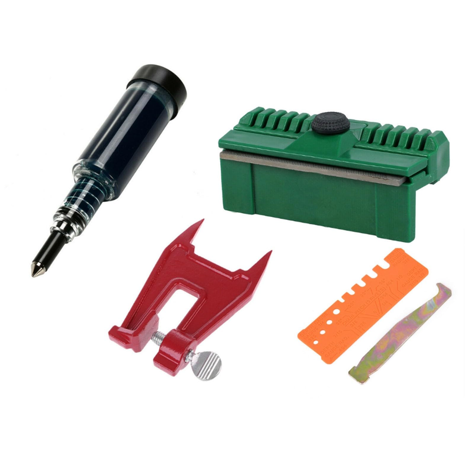 Kit entretien barre guidage tronçonneuse 5 pièces avec lime rail et outil graisse