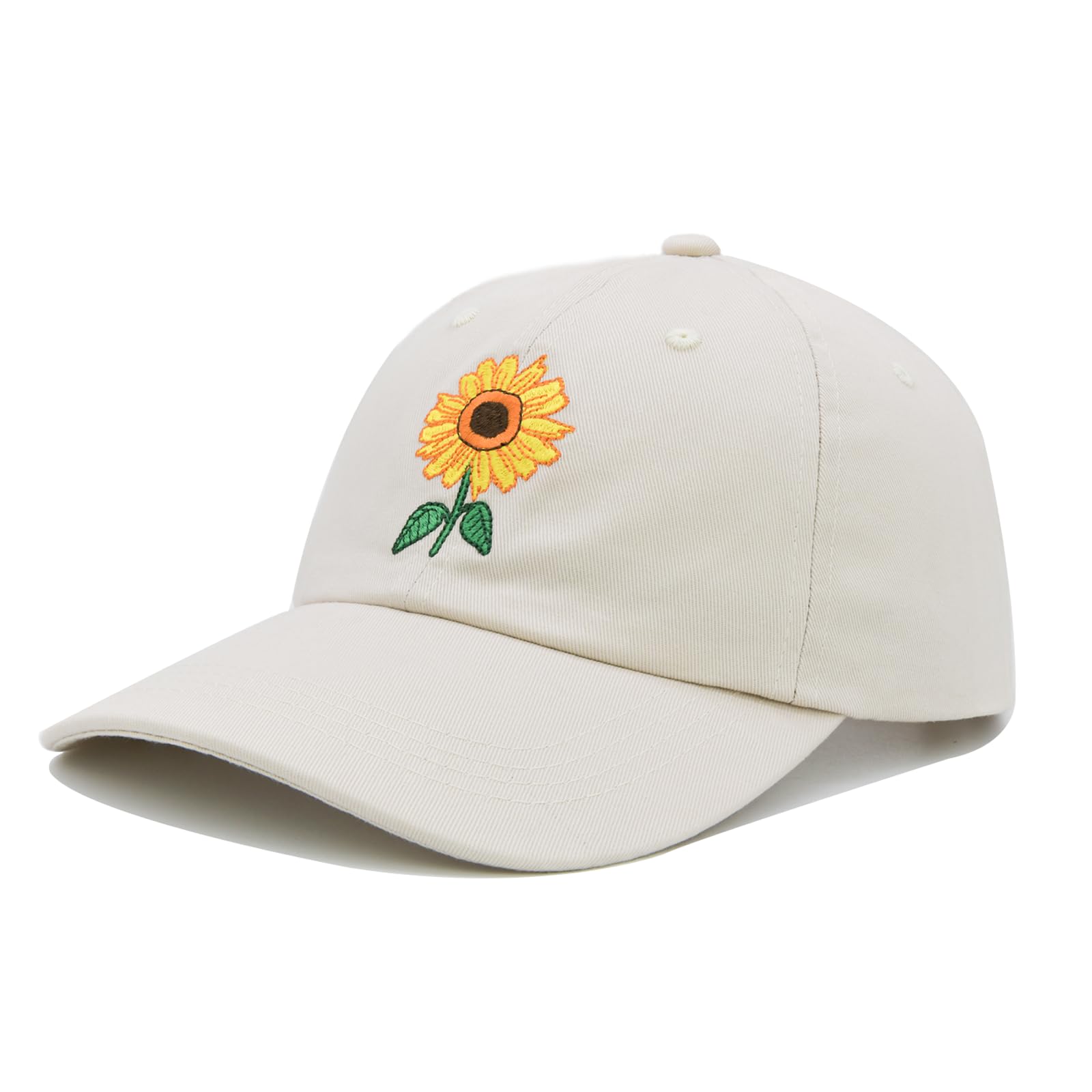 Cappellino Da Baseball In Denim Con Fiore E Strass - LUCKYBUNNY, Visiera Curva, Regolabile, Basso Profilo - 4