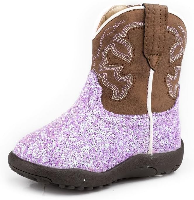 ROPER Baby-Girl's Cowbabies Glitter Blast (Infant/Toddler) Western Boot