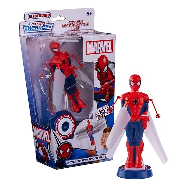 Foto 2 de 4 de Flying Heroes - Figura voladora electrónica Spiderman Flying Heroes
