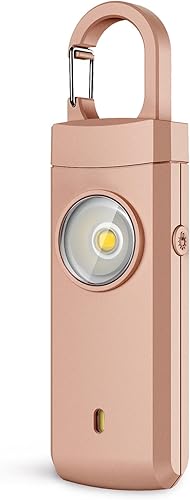 Alarmas personales recargables para mujer, regalos de cumpleaños de Navidad para mujeres, rellenos de calcetines para adolescentes, hijas, llavero