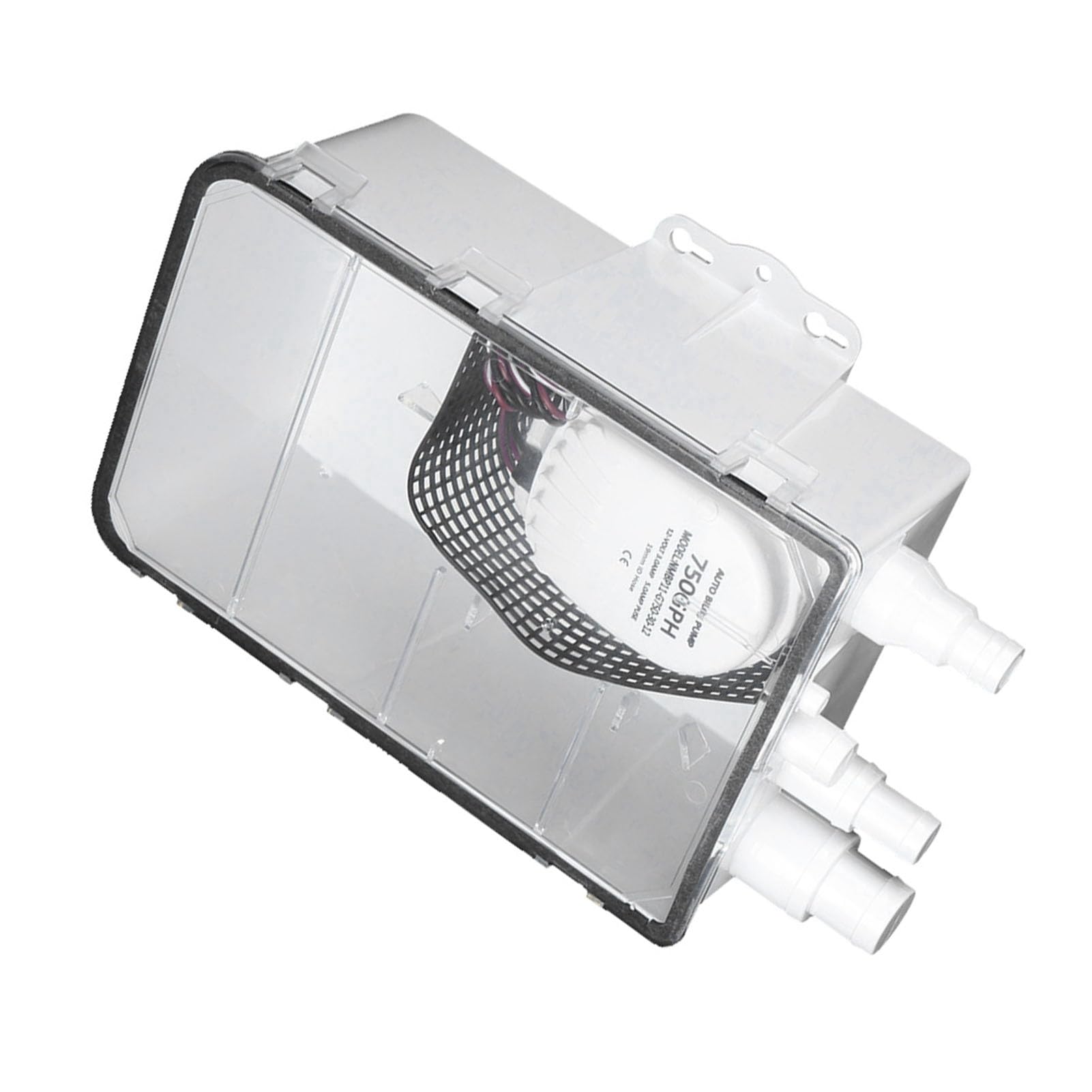 Bomba de Achique Automática para Ducha 12V 750GPH - Caja de Drenaje Marina para Barco, RV y Sentina