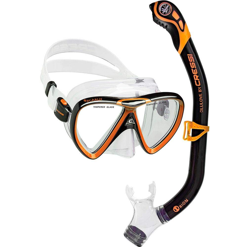 CRESSIAdult Snorkeling Kit, Mask & Snorkel - Quality Equipment for Discovering the Underwater World | Ikarus & Orion: Designed in Italy