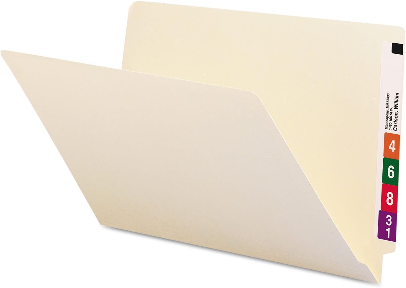 Smead End Tab File Folder, StraightCut Tab, Legal Size