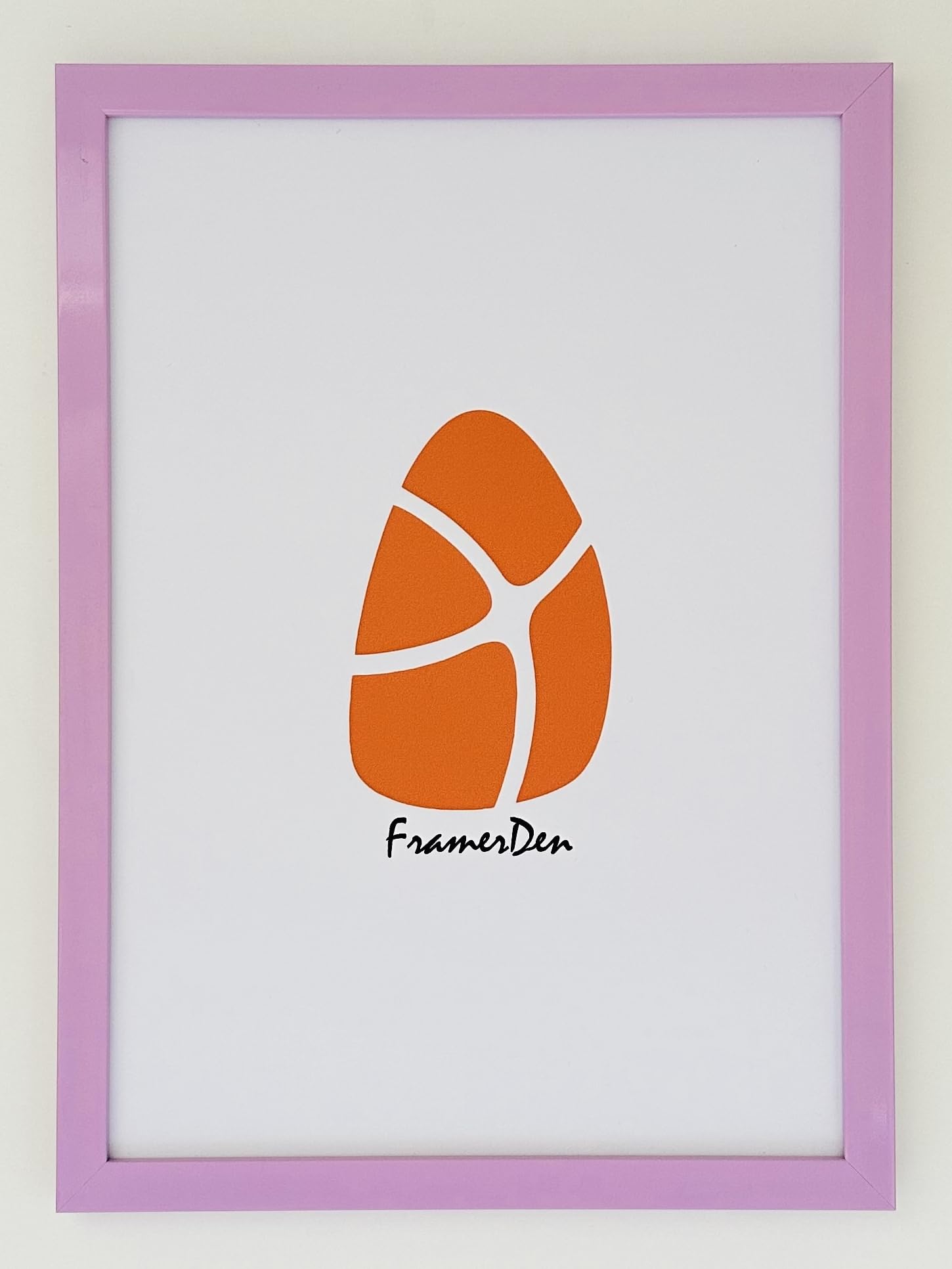 FramerDen® A3 Lilac Poster Picture Frame Fits 29.7 x 42 cm Size Poster Photo Artwork Print, Portrait & Landscape Wall Mountable, Perspex Front and MDF backing