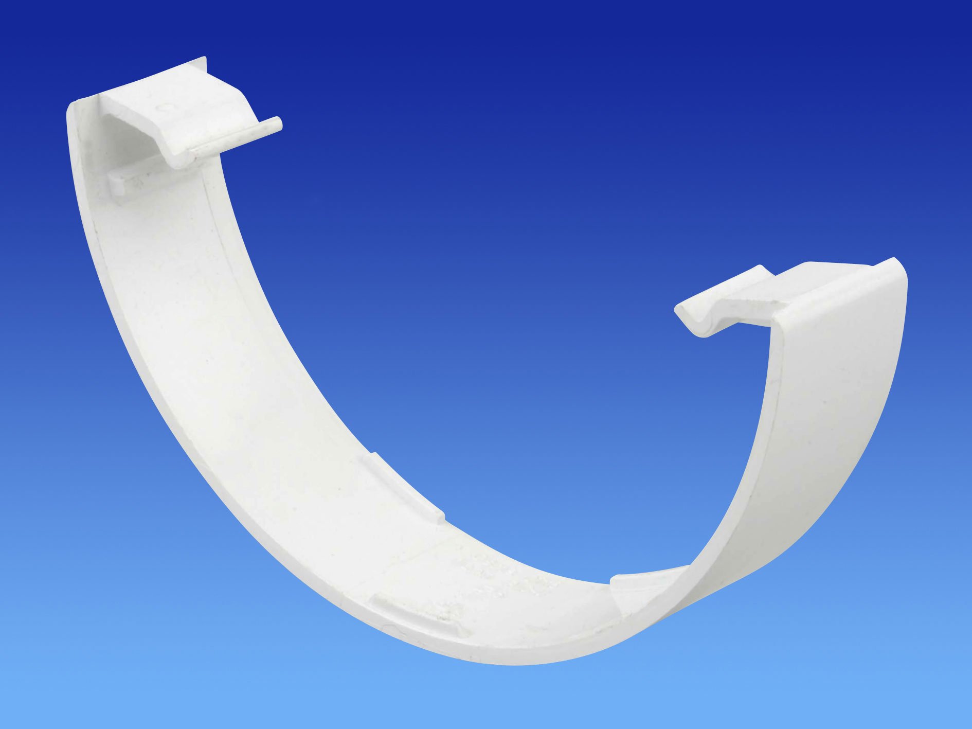 OSMAPack of 4 x 0T116W (White) Wavin Spare/Replacement Clips for 112mm Round Style guttering