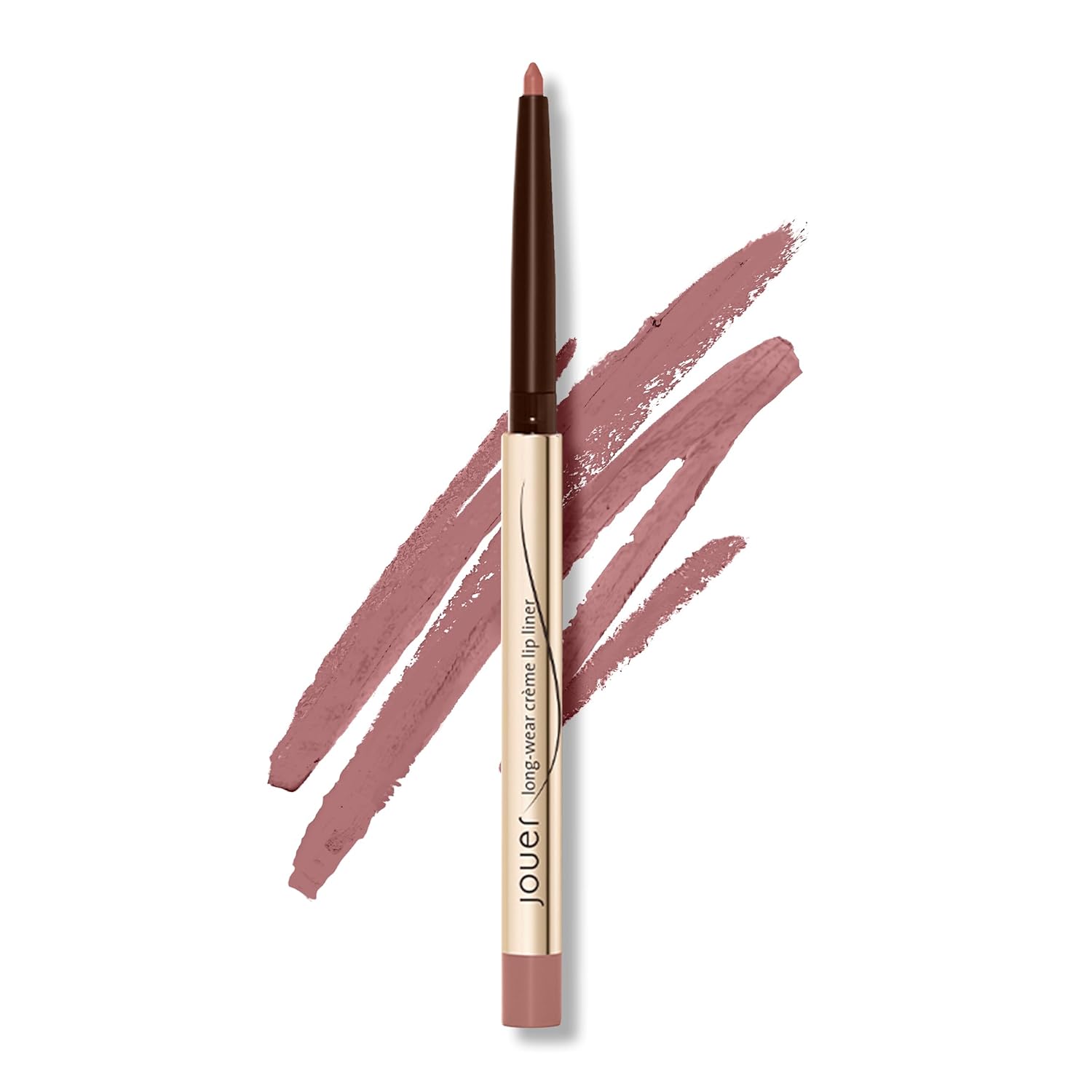 Jouer Long Wear Lip Liner – Metallic & Matte Lip Pencil – Water Resistant – Fast-Drying Formula – Hydrating Formula made with Vitamin E, Sienna