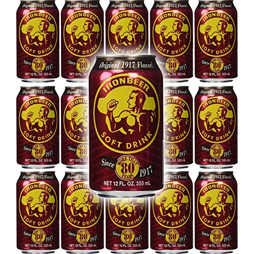 Ironbeer Soft Drink, Original Flavor, Since 1917, 12Oz (15-Pack)