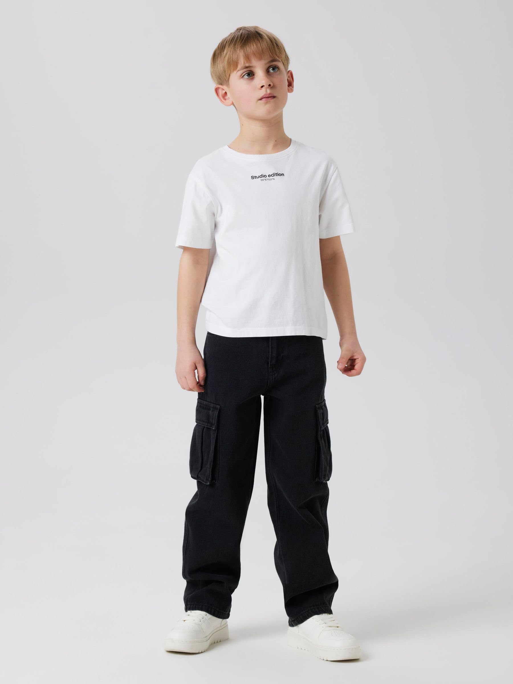 NAME IT Nkmryan St Cargo Jeans 5910-Zd Noos Garçon