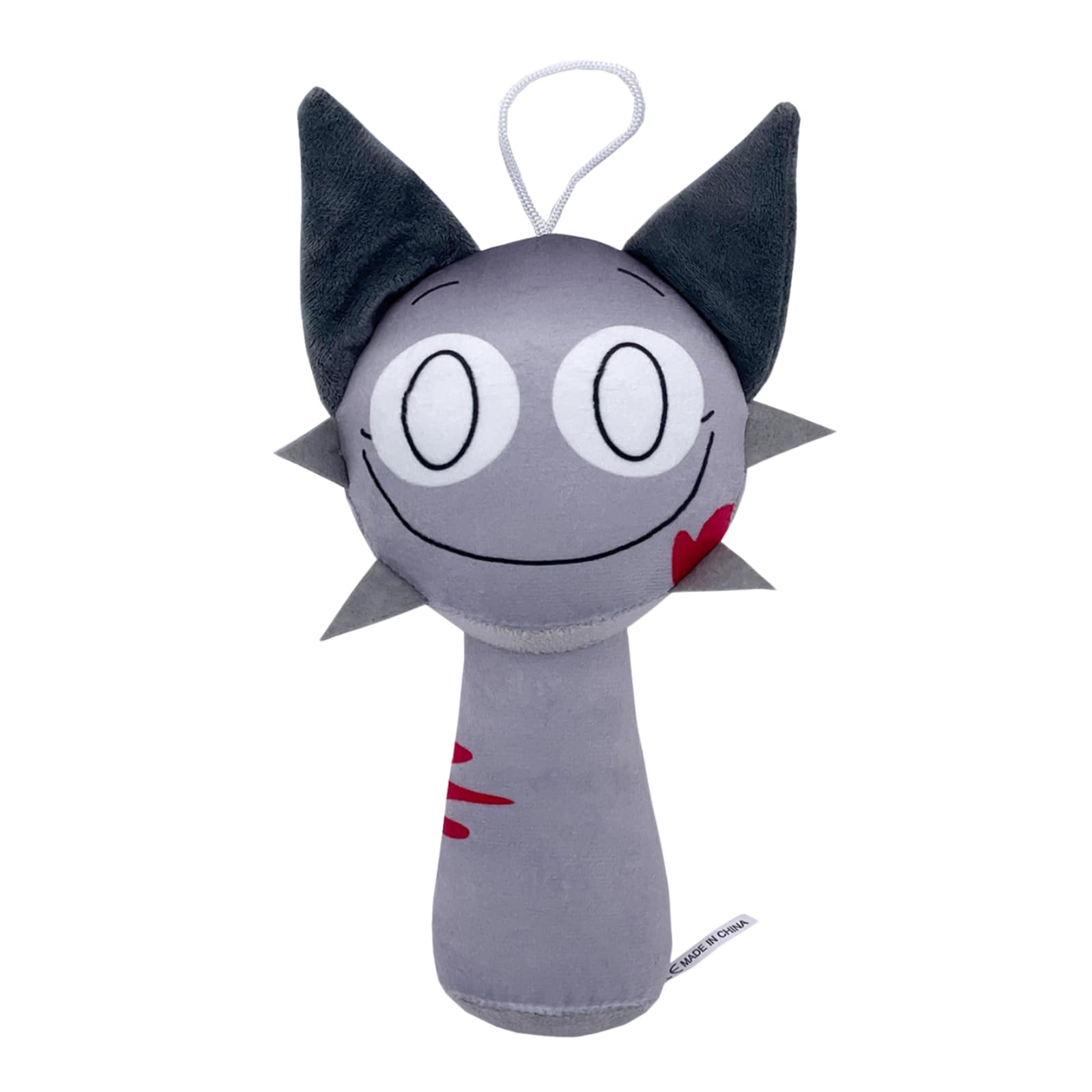 Benolls Sprunki Plushies Merch,Sprunki Plush Toys,Soft Stuffed Animal Pillow Figure Doll Christmas Birthday Gifts for Adult Kids (Black Grey) — view 9