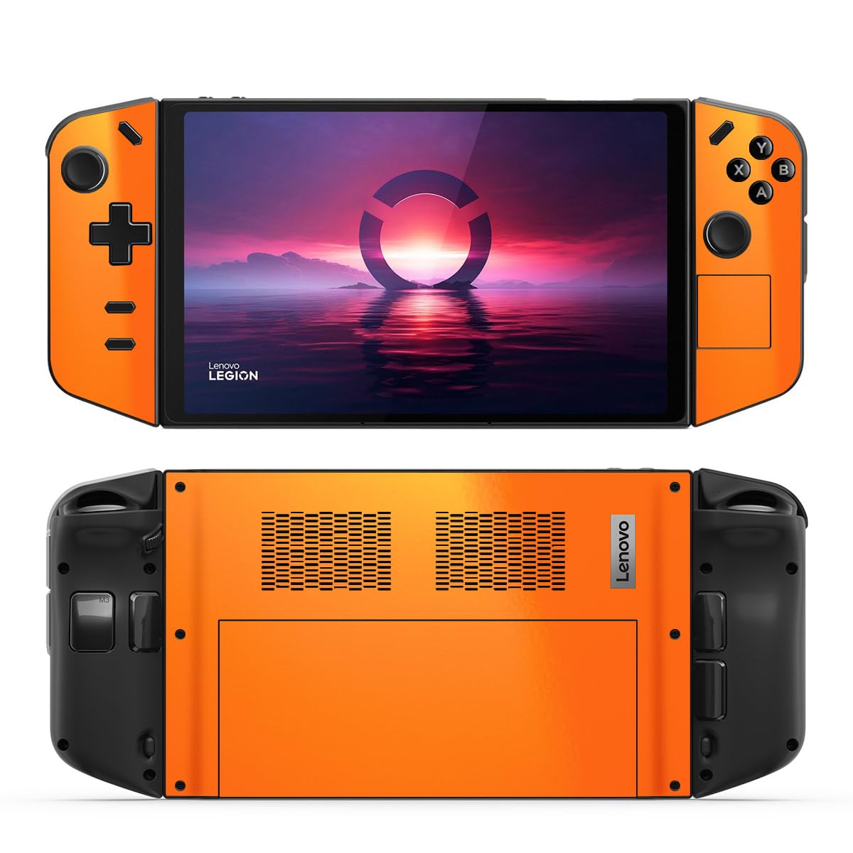 SopiGuard Sticker Skin for Lenovo Legion Go Edge-to-Edge Vinyl Wrap (Gloss Orange)