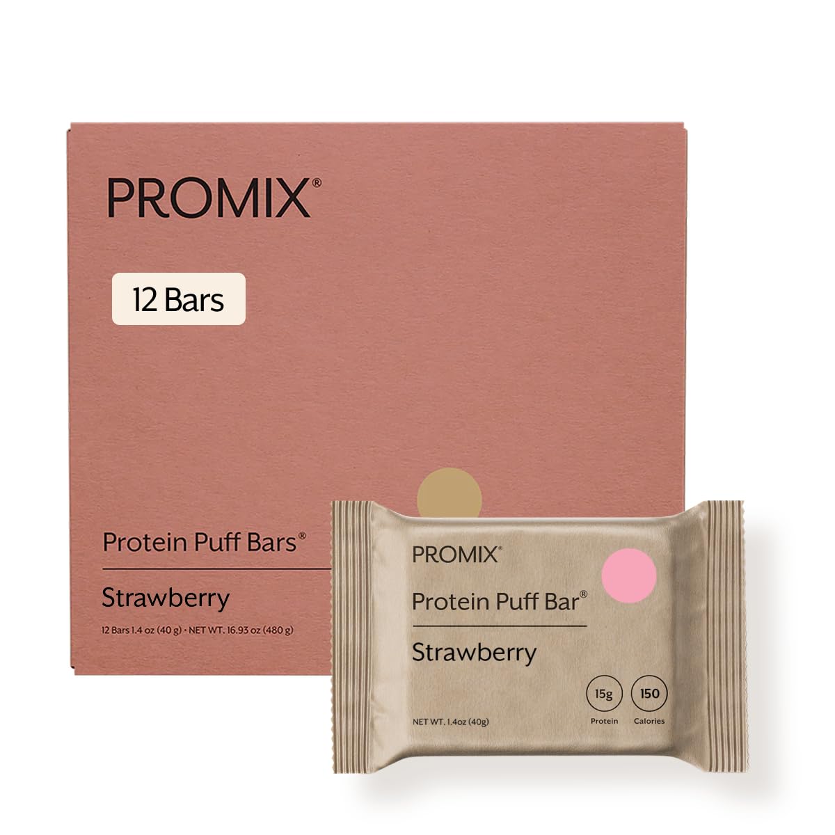 Promix Nutrition Protein Puff Bars, Chocolate Chip - 12 Pack — Amazon image 10