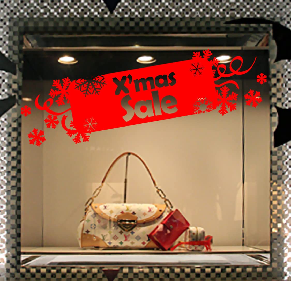 Panneau de Noël de 55 cm grand format pour vitre et mur intérieur