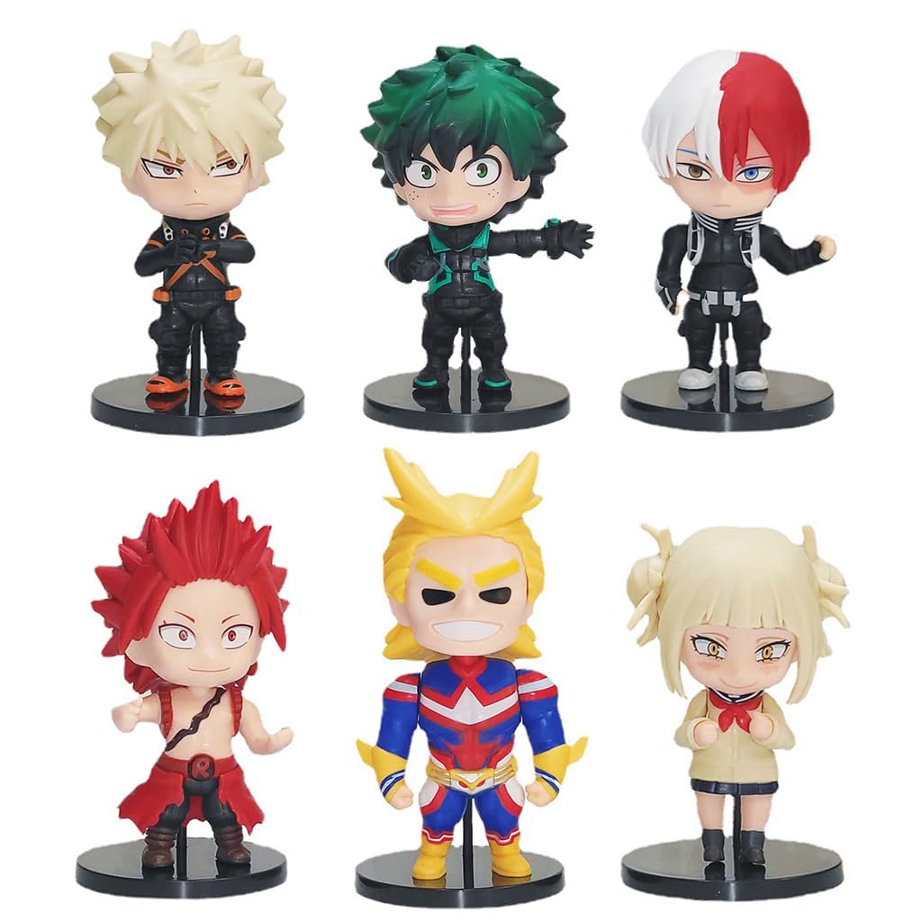 【12+3体セット】SDVX&IIDX ぷぎゅコレ ミニフィギュアコレクション Amazon.com: YLQANONG MHA Midoriya Izuku Figures 6PCS Todoroki