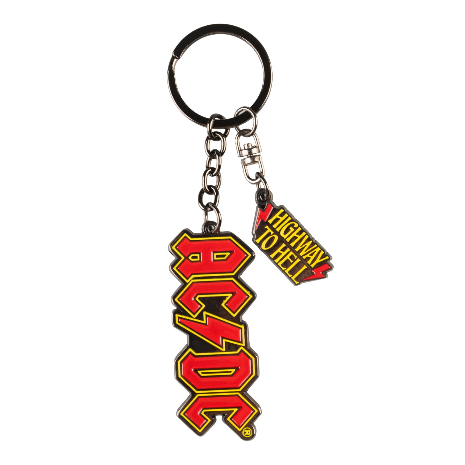 Grupo Erik Keyring - AC/DC Merchandise | Official Merchandise ACDC Gifts Under 10 Pounds, Keychain Music Gifts For Men & Women, Cute Keyring, Cool Keyrings