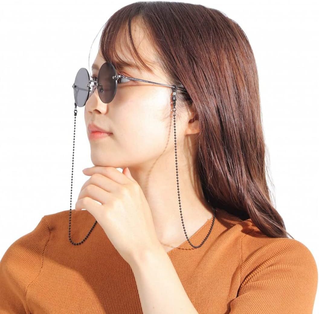 [Minister] メガネチェーン グラスコード 眼鏡 サングラス ストラップ ネックレス ステンレス 男女兼用