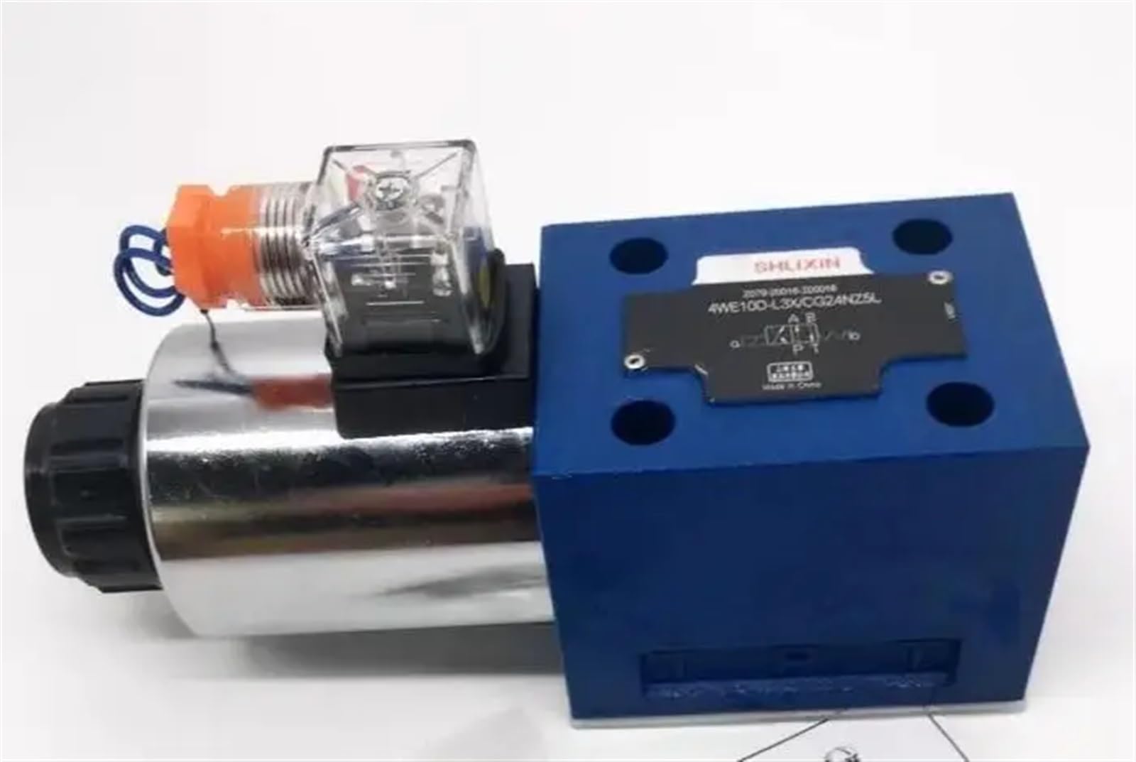 PXQCHAVLN Solenoid Valve 4WE10EA33/CG24N9K4 Hydraulic Valve SHLIXIN 4WE10EAL3X/CG24NZ5L(4WE10EAL3X)