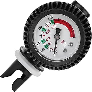 Air Pressure Gauge for Inflatable Kayak, Inflatable Boat Air Gauge Barometer Inflatable Boat Parts Surfboard Pump Barometer Pressure Gauge Measuring Tool Black