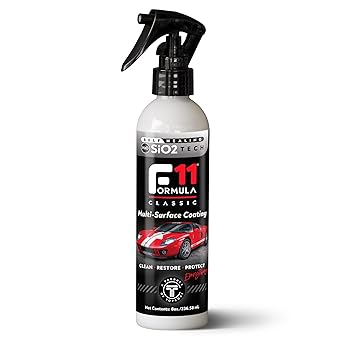 TopCoat F11 Car Polish & Sealer for Cars, Motorcycles, RVs and More Water-Based Alternative to Ceramic Car Wax - 8 oz F11 Top Coat Spray Bottle