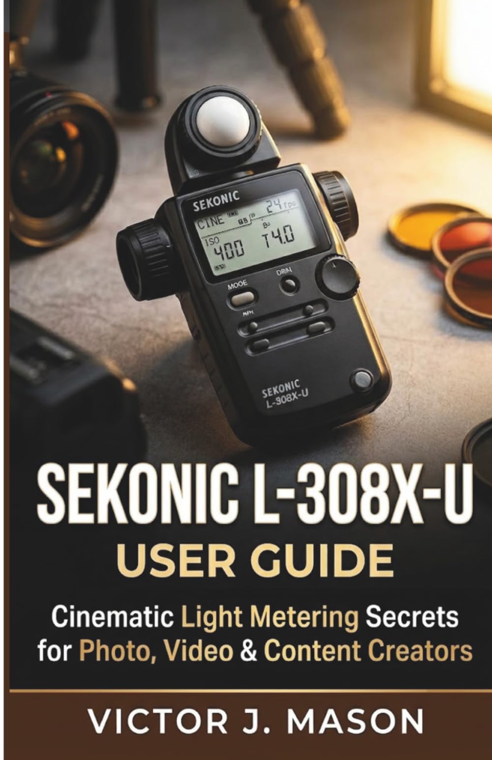 SEKONIC L-308X-U USER GUIDE: Cinematic Light Metering Secrets for Photo, Video & Content Creators.