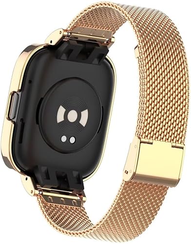 Miniatura 8 de T-BLUER Compatible con Redmi Watch 3 correas, correa de repuesto de metal de acero inoxidable para Xiaomi Redmi Watch 3 Smart Watch