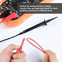 Vista 7 de Juego completo de kits de cables de prueba de multímetro, conectores electrónicos automotrices esenciales, herramientas manuales, probador