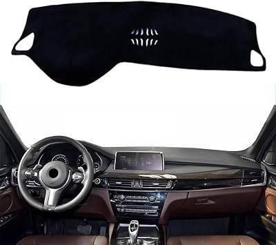 Fit for BMW X5 F15 2014-2018,Car Dashboard Cover,Non-Slip Dash Mat Dashboard Cover,Black Dash Cover Mat,Automotive Interior