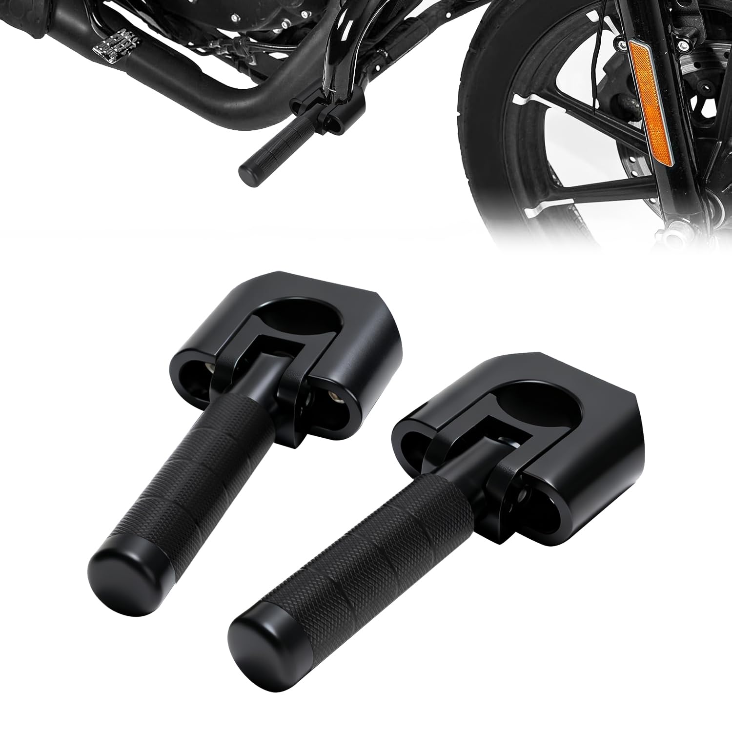 Motorrad Fußrasten, CNC Aluminium Fußrasten für die meisten Motorräder, Dirt Bikes, Roller, Quads und ATVs