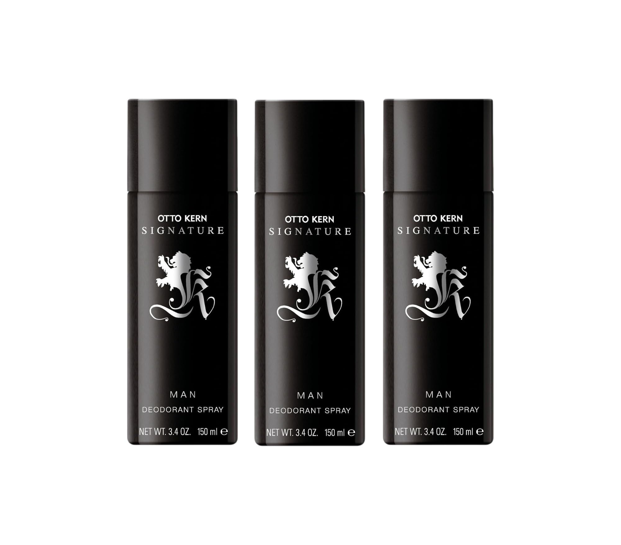 OTTO KERN SIGNATURE MAN Deodorant Spray für Männer 3 x 150 ml (450 ml)