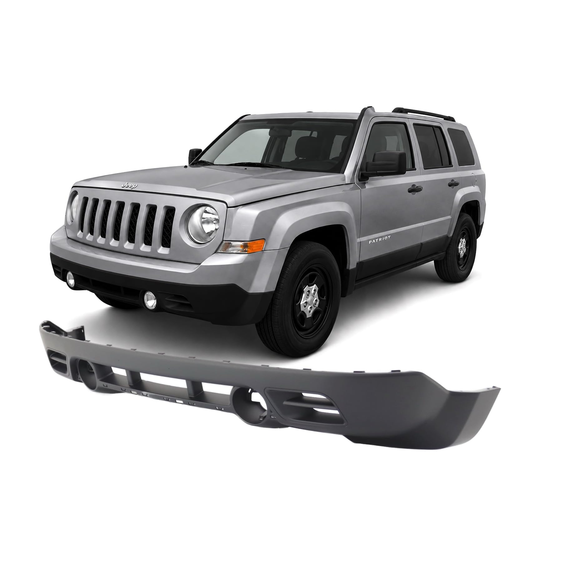 FitParts Compatible with Jeep Patriot 2011–2017 Front Lower Bumper Cover