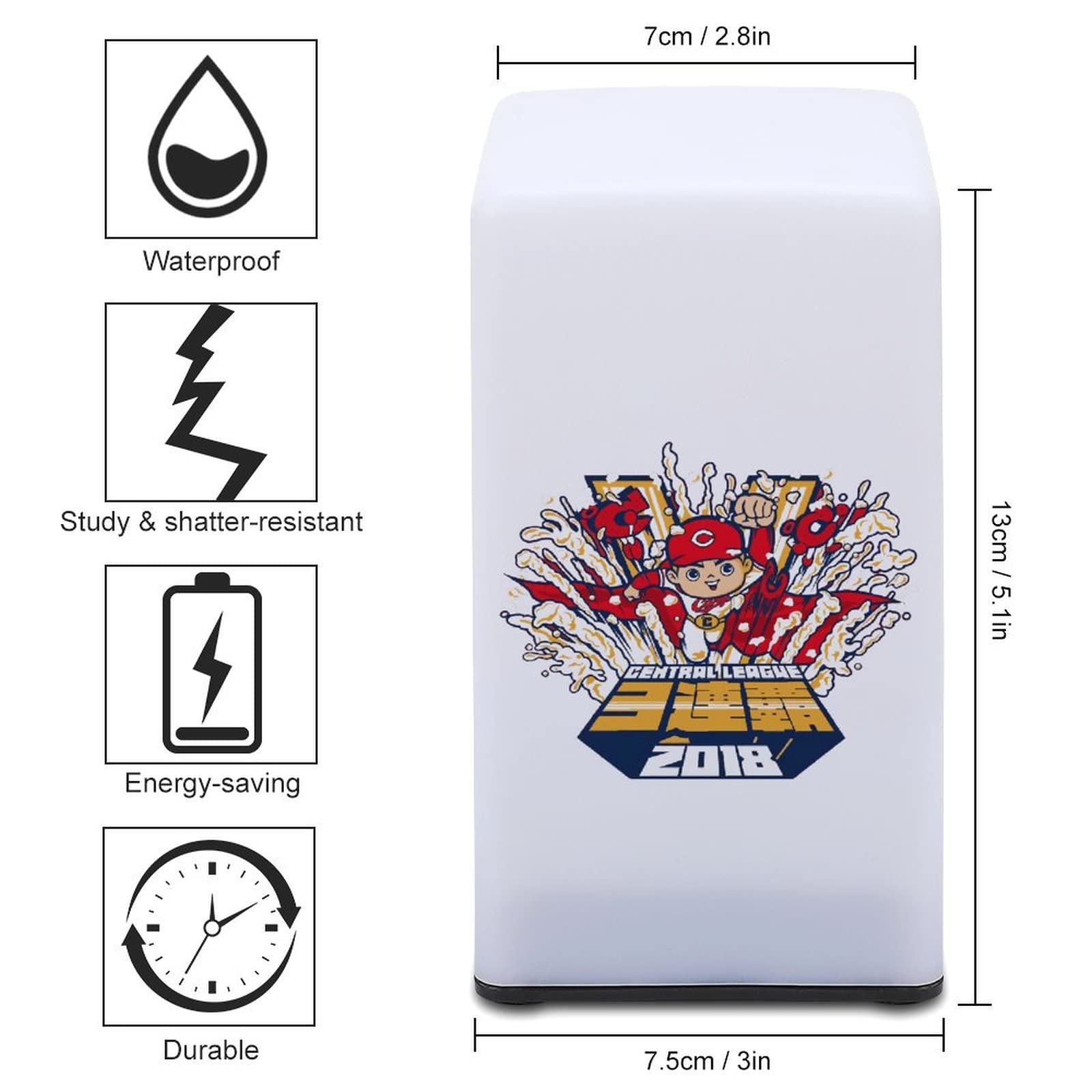 カープ　卓上型ライト Amazon.co.jp : ベッドサイドランプ 広島 東洋カープ 卓上ライト