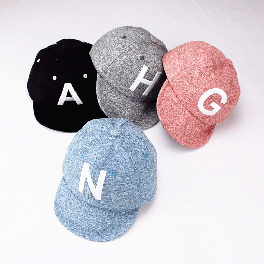 Baby Baseball Cap Striped Sun hat Letter Sun Protection Hat Infant Toddler Baby Boy Cotton Kids Children Adjustable Hats