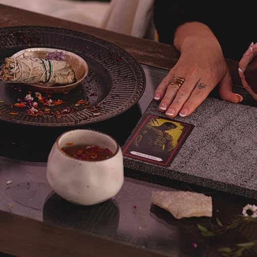 Miniatura 7 de Earth Moon Magick - Tarot del Reino de las Sombras - 78 + 2 cartas adicionales, guía con palabras clave, juego de cartas de tarot oráculo, ideal