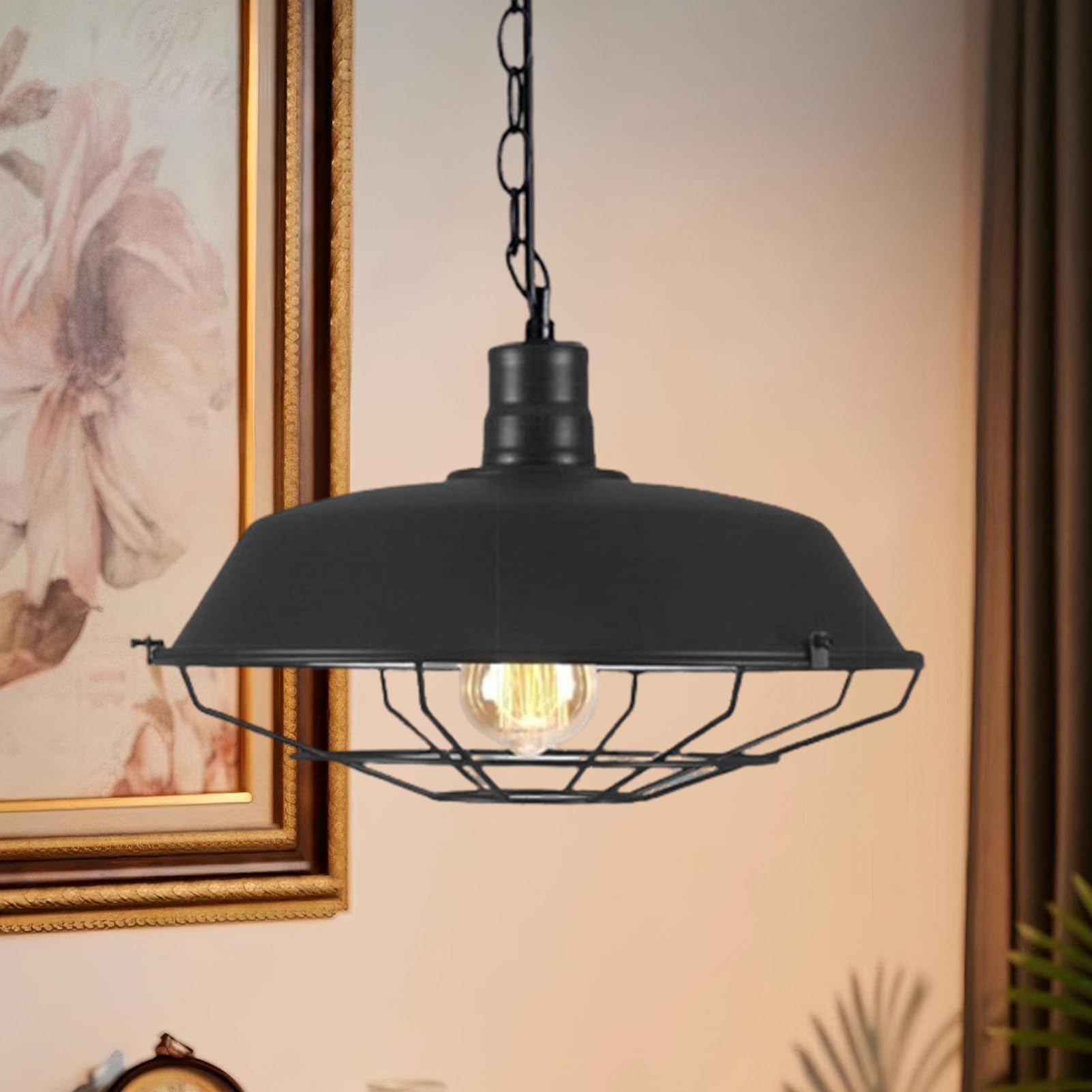 Pantalla De Lámpara Colgante Industrial Pantalla Decorativa Para Hogar | Pantallas Colgables Para Propietarios Apartamento Cocina Comedor Dormitorio Baño Oficina Restaurante Cafetería Bares
