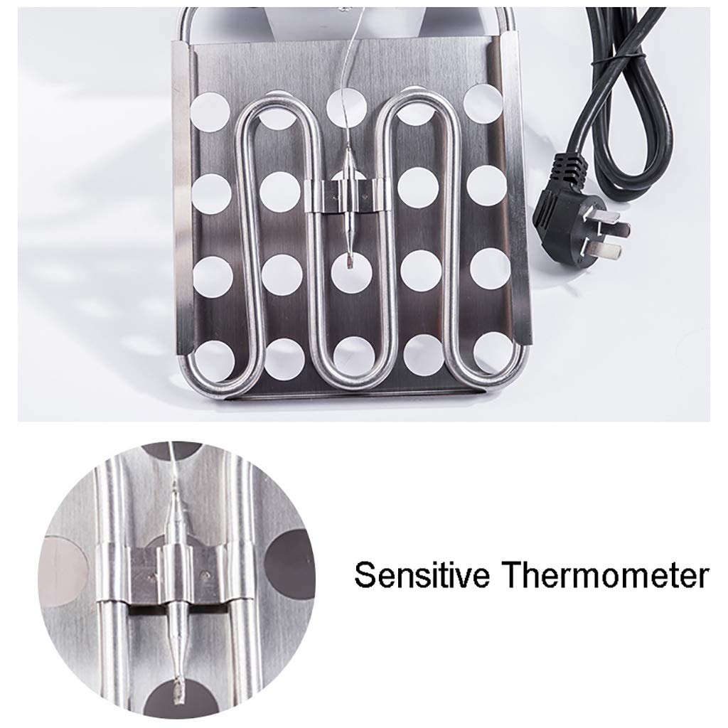 Freidora eléctrica comercial de 12 l con doble tanque y cesta doble para encimera, de acero inoxidable resistente, para restaurante (55 x 44 x 31 cm)