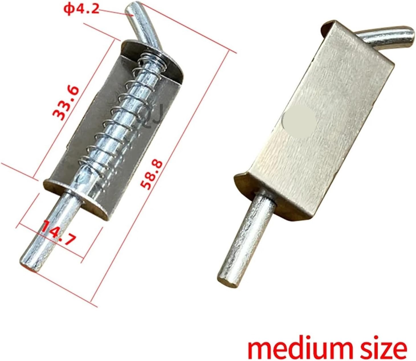 Distribution Box Spring Hinge Iron Sheet Cabinet Bolt Large Small and Medium-Sized M4 1Pcs(Hinge Small)