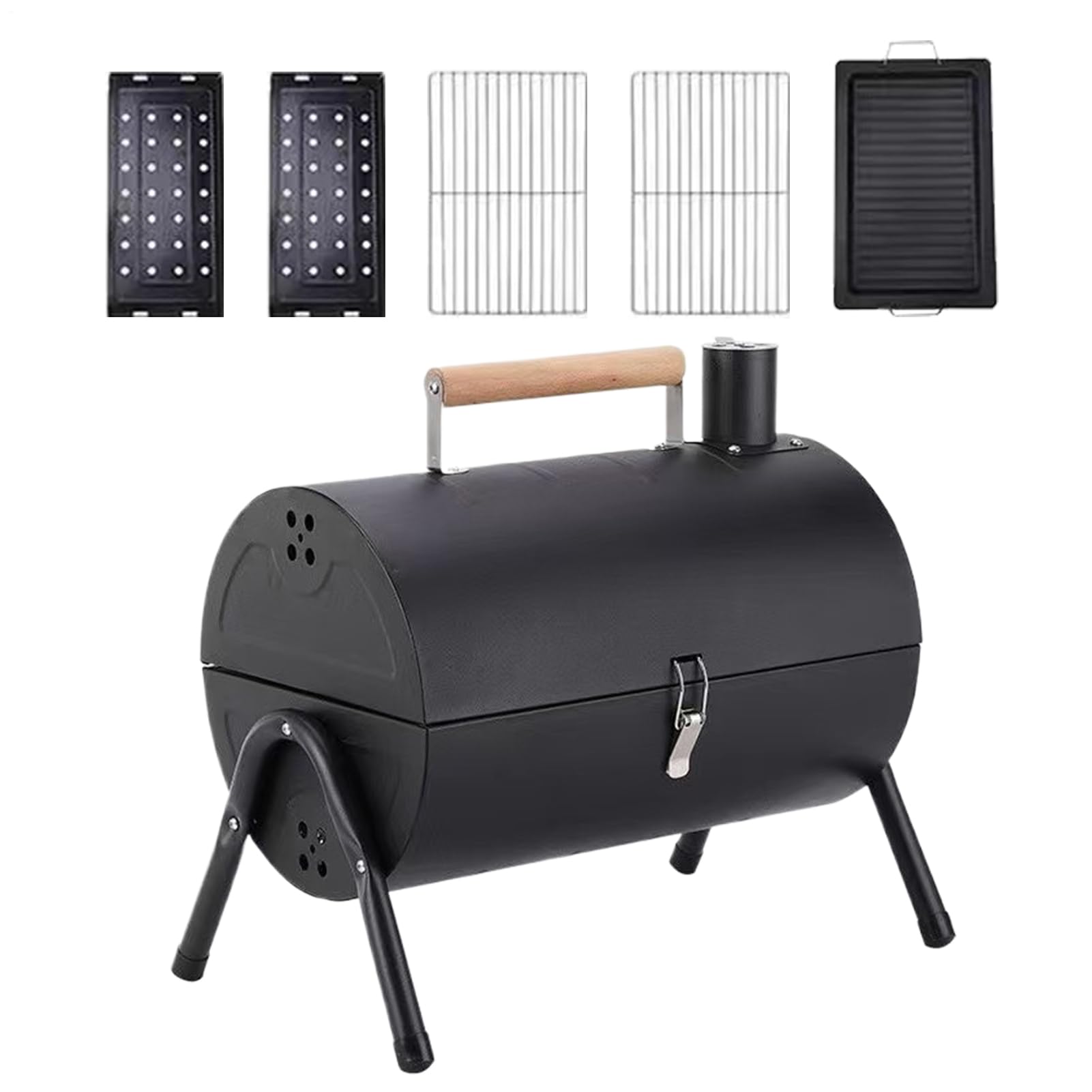 Barbecue a canna fumaria – Picnic Grill multifunzione per balcone terrazza giardino