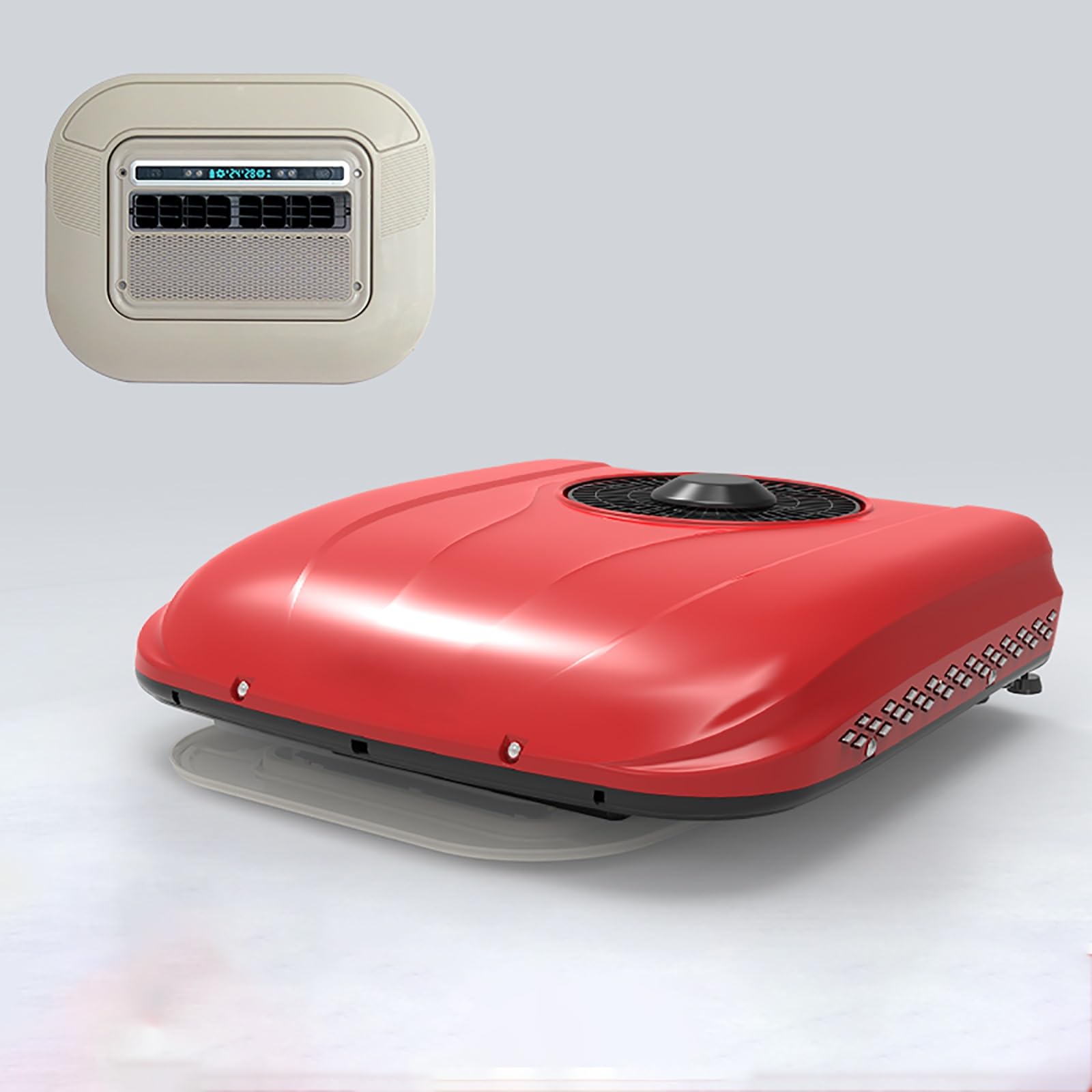 Amazon.co.jp: Gtzly 車 エアコン、12V DC エアコン、超薄型