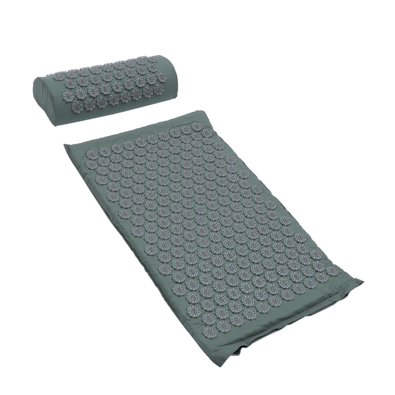 SHERCHPRY 2piezas Almohadas De Masaje Portátiles Para Acupuntura y Yoga Con Bolsa Esterilla De Masaje Para Yoga Esterilla Antideslizante Para Ejercicios De Acupresión De Corporal