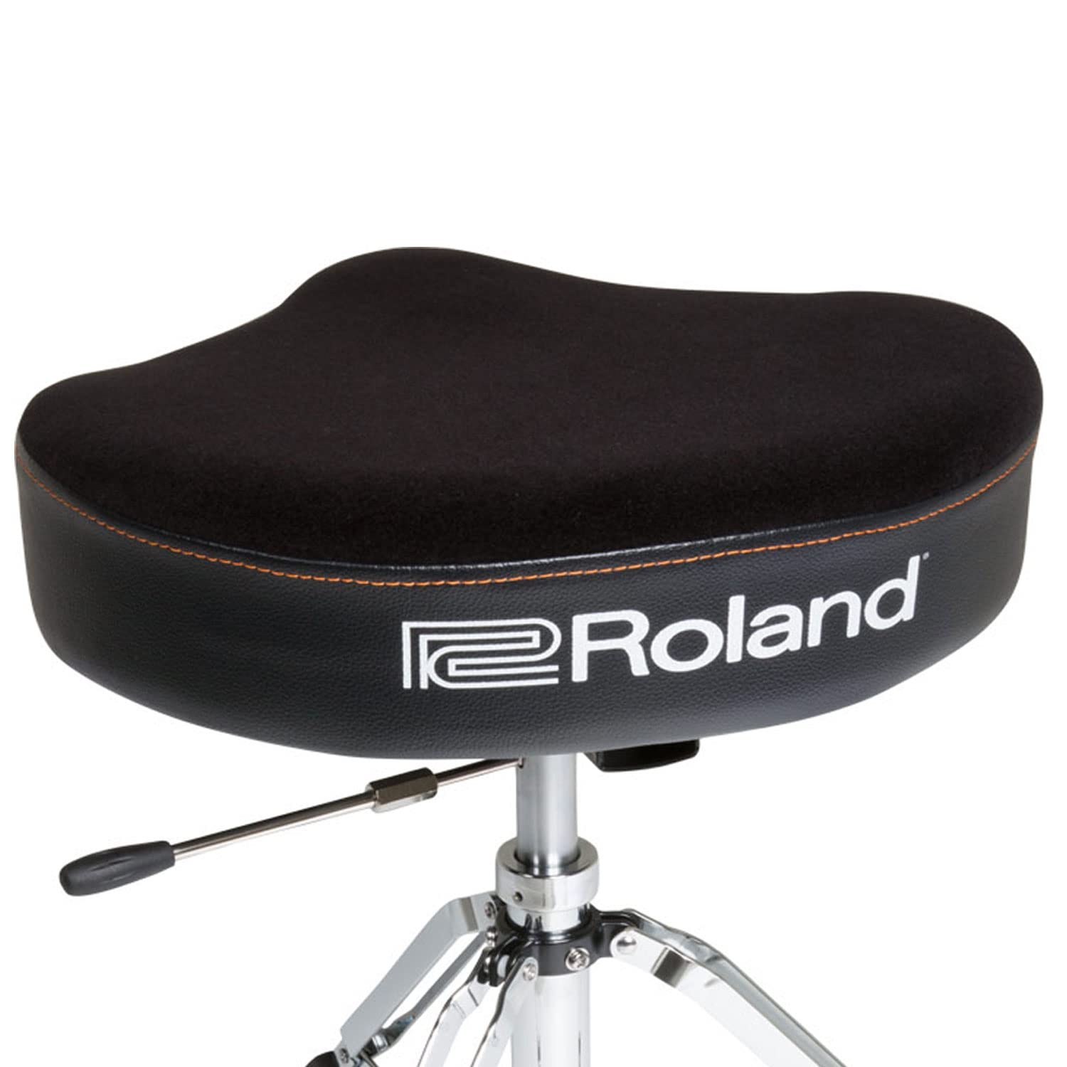 Roland RDT-SH hydraulischer Drumhocker Sattel-Sitz Schlagzeug Hocker + keepdrum Drumsticks