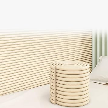 Wall Mats for Padding Kids, Wall Padding Panels, Safe Collision Prevention, Suitable for Bedroom Kindergarten Yellow, 200 x 20cm